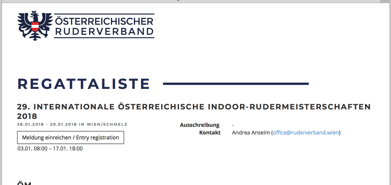 Regattalistescreenshot2018 01 05